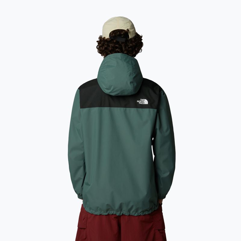 Vyriška striukė nuo lietaus The North Face Antora duck green/tnf black 3