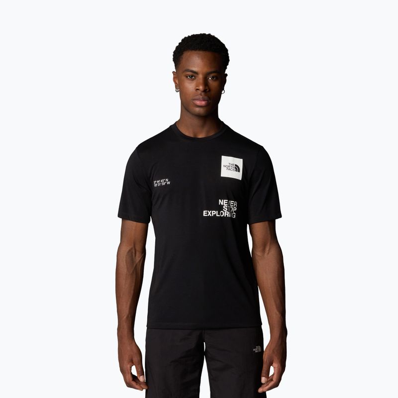 Vyriški marškinėliai The North Face Mountain Foundation Coordinates Tee tnf black