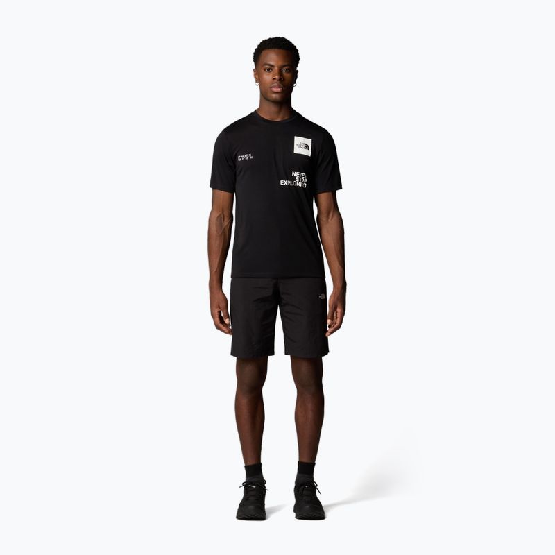 Vyriški marškinėliai The North Face Mountain Foundation Coordinates Tee tnf black 2