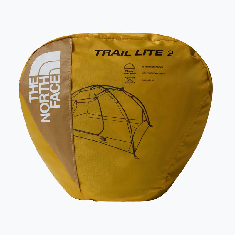 Dvivietė žygio palapinė The North Face Trail Lite 2 khaki stone/ arrowwood yellow 14
