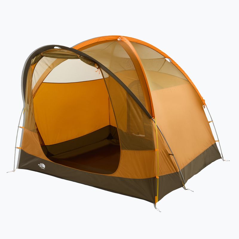 Keturvietė kempingo palapinė The North Face Wawona 4P light exuberance orange/ timber tan/ new taupe green 4