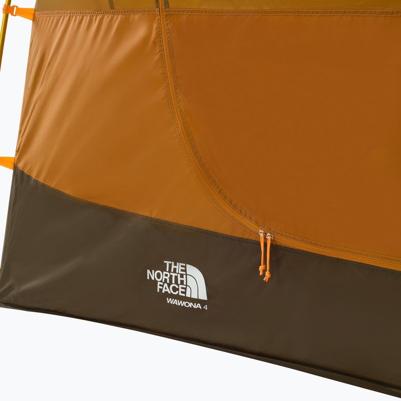 Keturvietė kempingo palapinė The North Face Wawona 4P light exuberance orange/ timber tan/ new taupe green 8