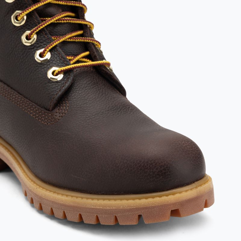 Vyriški batai Timberland Premium 6 Inch Lace Up Waterproof dark brown/full grain/black 7
