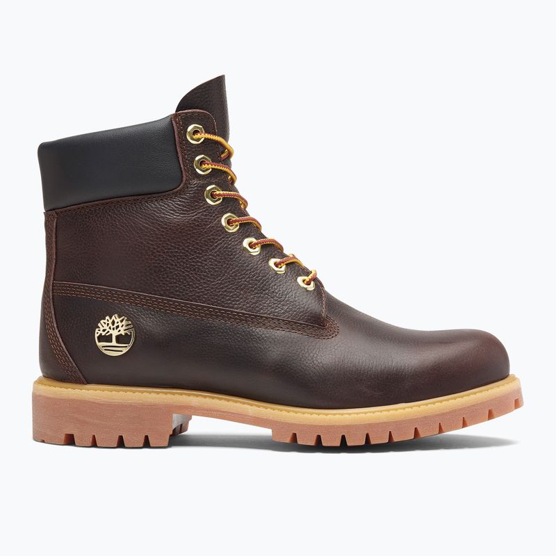 Vyriški batai Timberland Premium 6 Inch Lace Up Waterproof dark brown/full grain/black 8