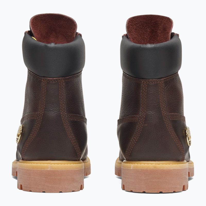Vyriški batai Timberland Premium 6 Inch Lace Up Waterproof dark brown/full grain/black 12
