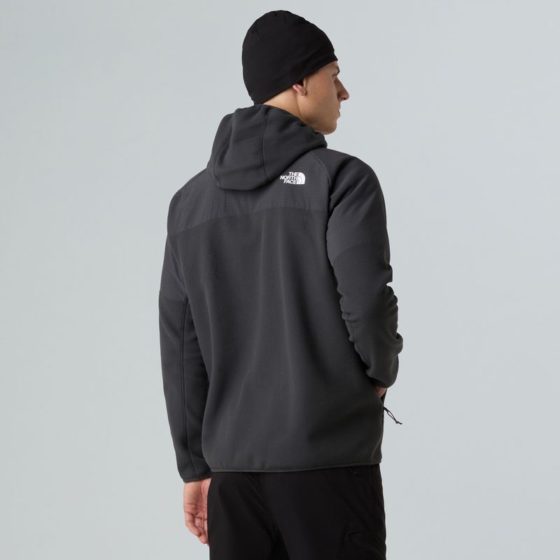 Vyriškas džemperis The North Face Glacier Heavyweight Full Zip HD asphalt grey/black 3