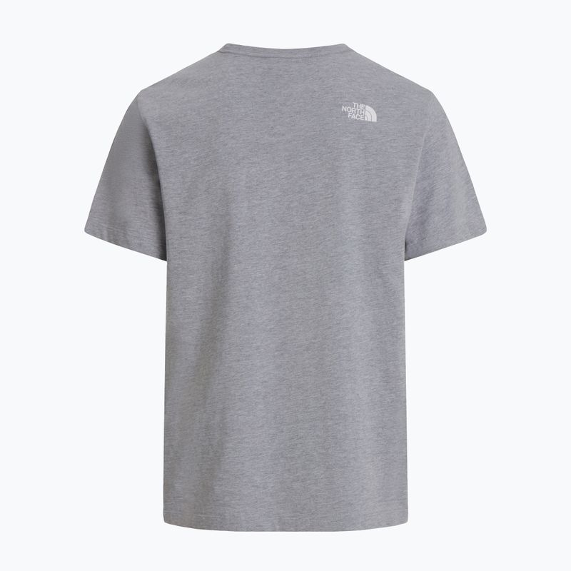 Vyriški marškinėliai The North Face Evolution Half Dome tnf pale grey heather 5