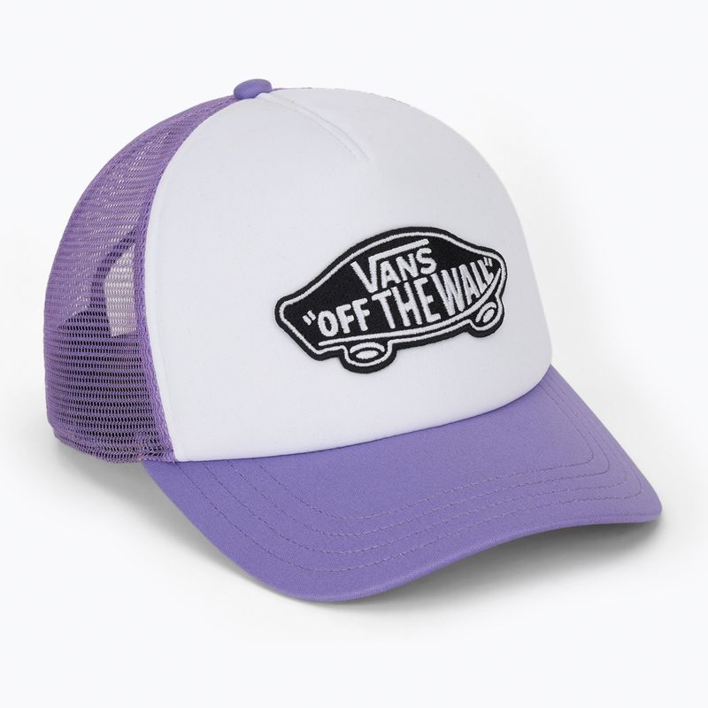 Kepuraitė su snapeliu Vans Classic Patch Curved Bill Trucker purple haze