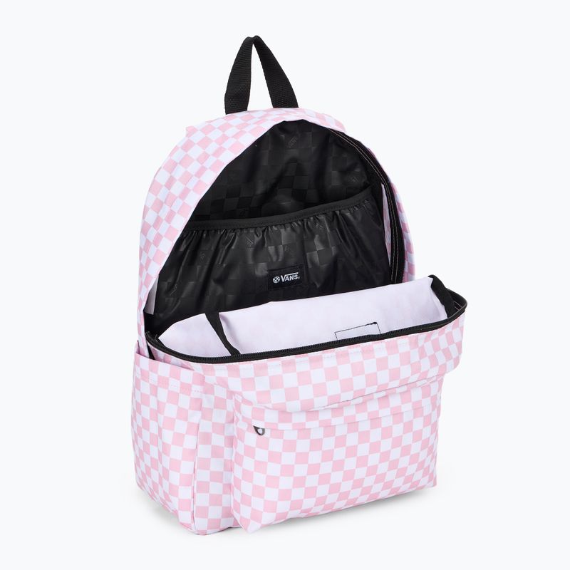Vaikiška miesto kuprinė Vans Old Skool Grom Check 18 l coral blush 4