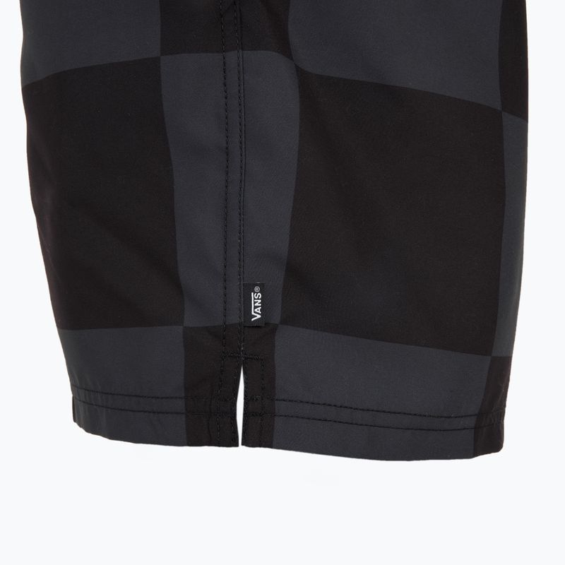 Vyriški šortai Vans Primary Checkerboard Elastic Boardshort black/asphalt 3