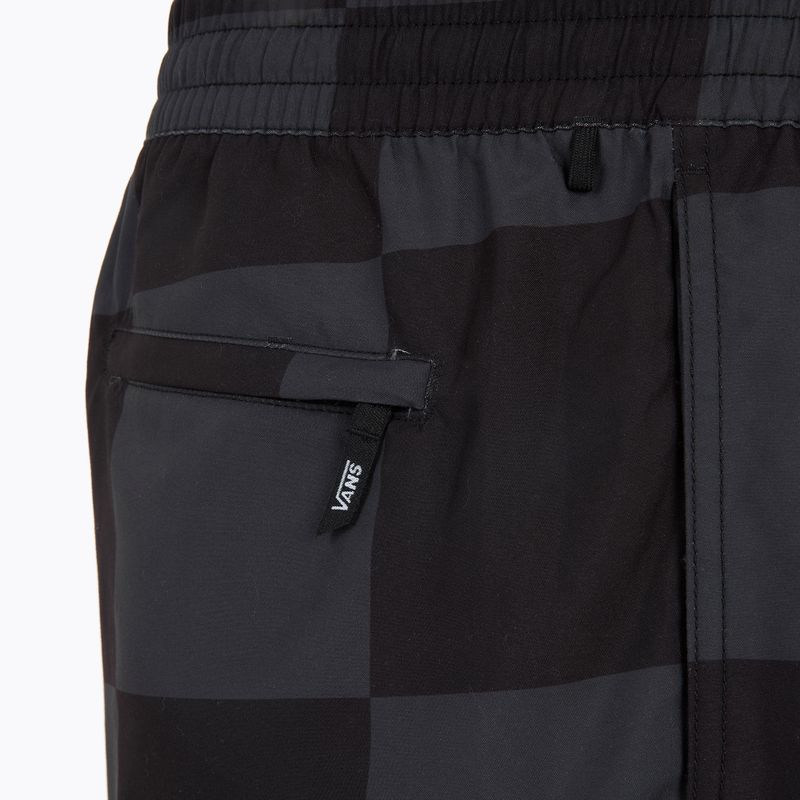 Vyriški šortai Vans Primary Checkerboard Elastic Boardshort black/asphalt 5