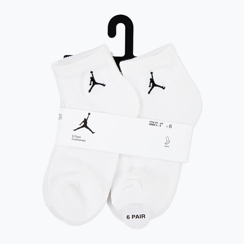 Kojinės Nike Jordan Everyday Essentials 6 pack white 3