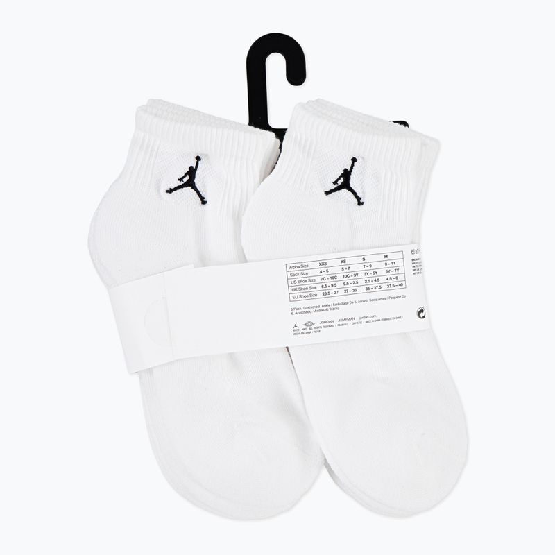 Kojinės Nike Jordan Everyday Essentials 6 pack white 4