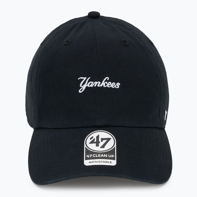 Kepuraitė su snapeliu 47 Brand MLB New York Yankees Base Runner Script CLEAN UP black 2