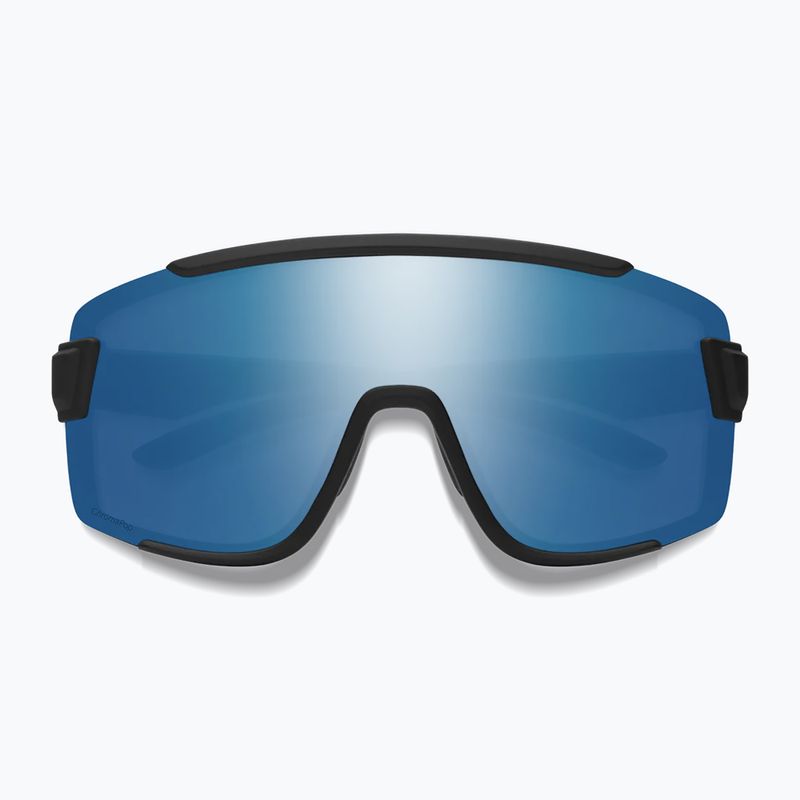 Saulės akiniai Smith Wildcat matte black/chrp polarized blue mirror/clear 2