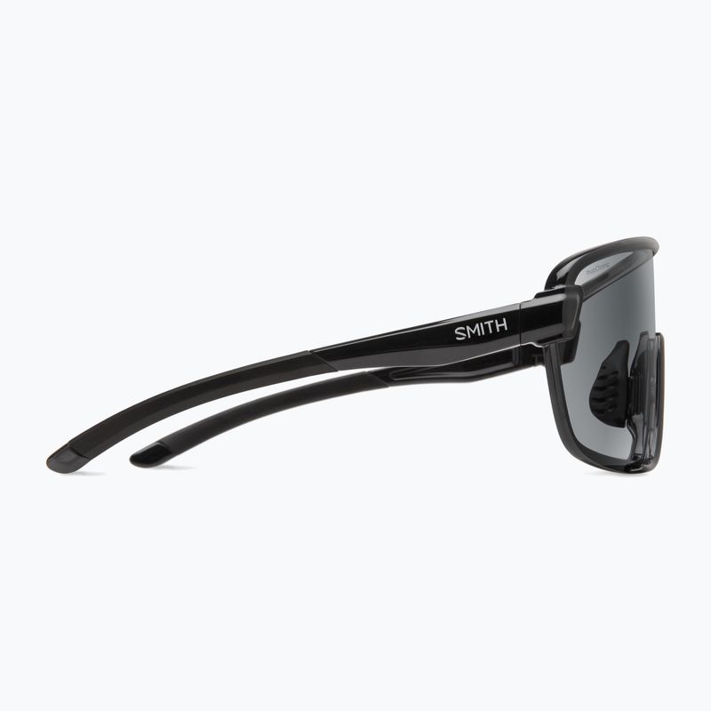 Akiniai nuo saulės Smith Bobcat matte black/photochromic clear to gray/clear 3