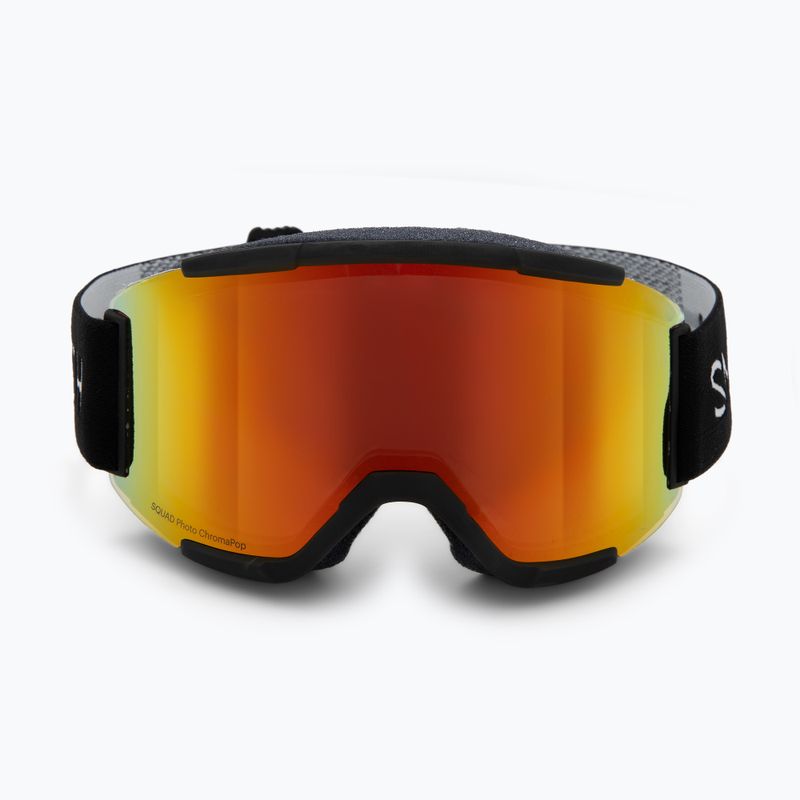 Slidinėjimo akiniai  Smith Squad black/chromapop pro photochromic red mirror 2