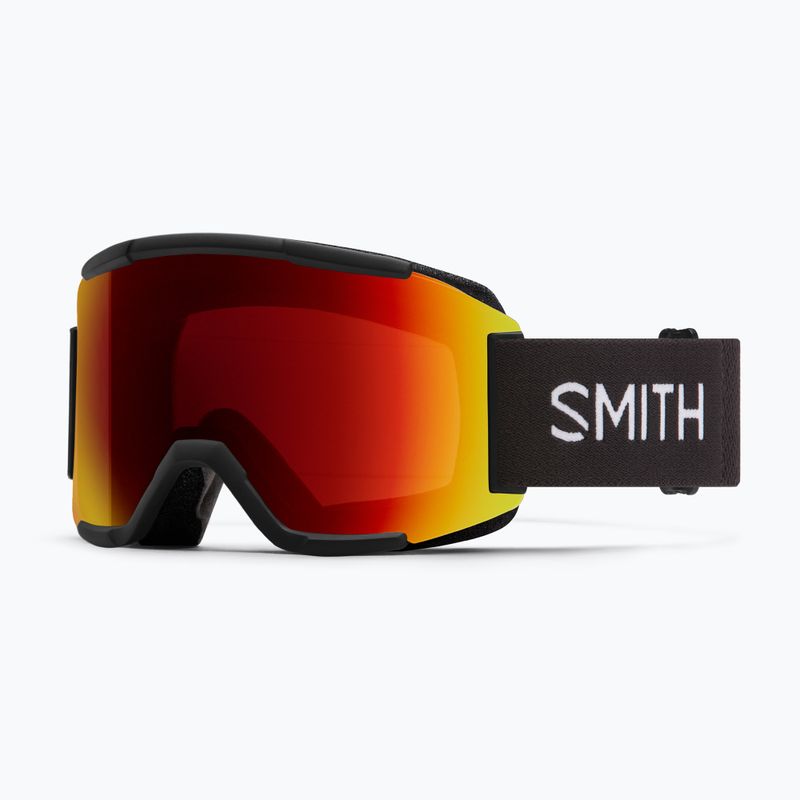 Slidinėjimo akiniai Smith Squad black/chromapop pro photochromic red mirror