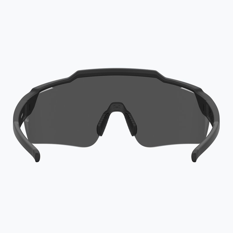 "Under Armour Levelup S3" matinės juodos/pilkos spalvos oleofobiniai vyriški akiniai nuo saulės 4