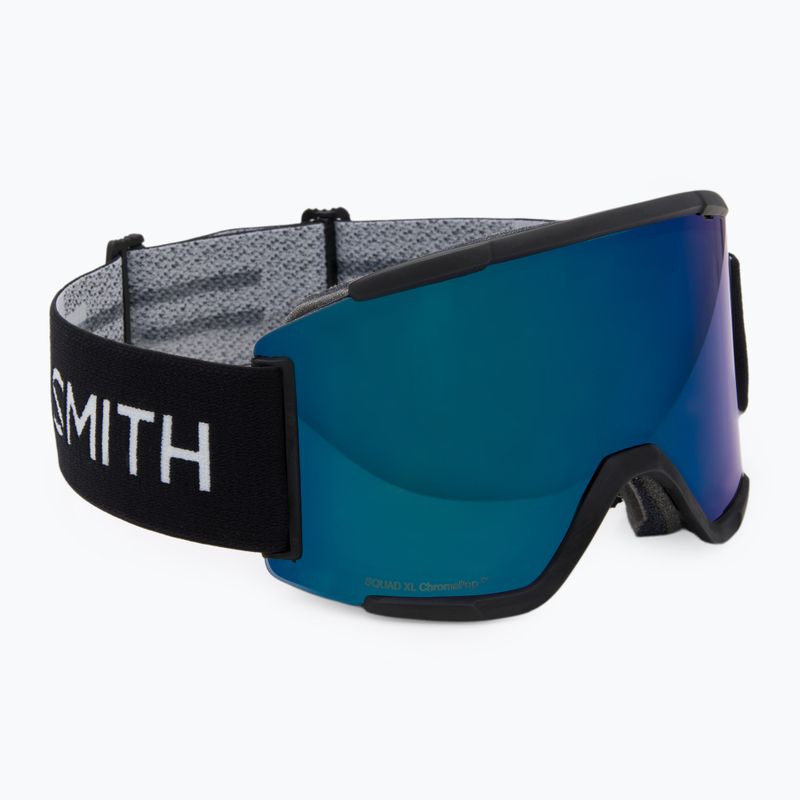 Slidinėjimo akiniai Smith Squad XL black/chrp everyday blue mirror/storm blue sensor mirror 2