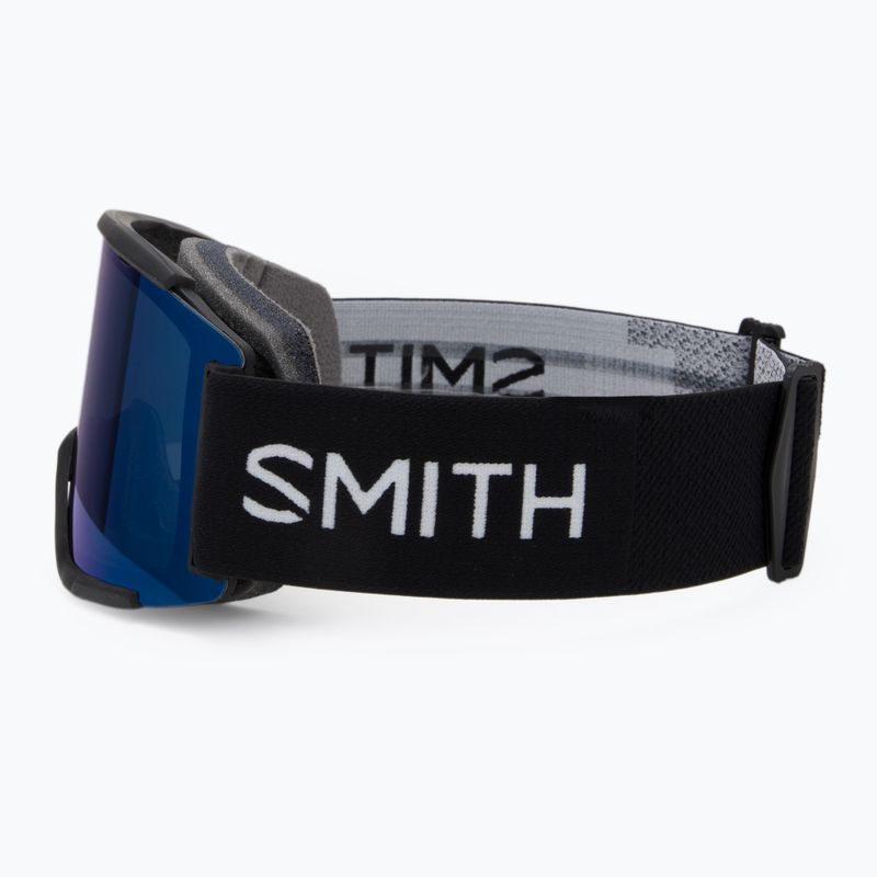 Slidinėjimo akiniai Smith Squad XL black/chrp everyday blue mirror/storm blue sensor mirror 5