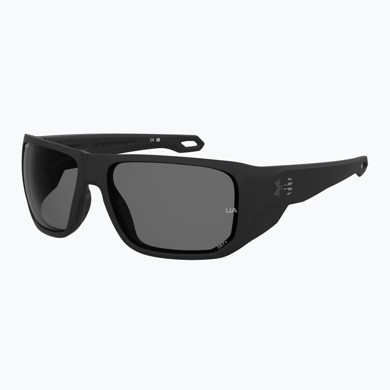 Vyriški akiniai nuo saulės Under Armour Attack MD S3 matte black/grey polarized oleophobic 2