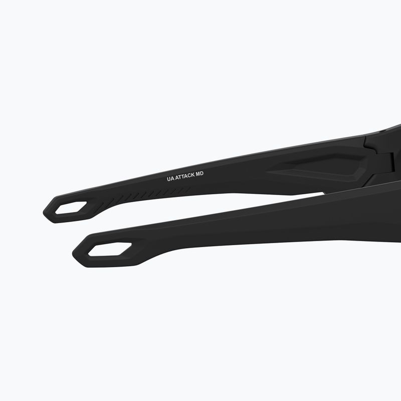 Vyriški akiniai nuo saulės Under Armour Attack MD S3 matte black/grey polarized oleophobic 8