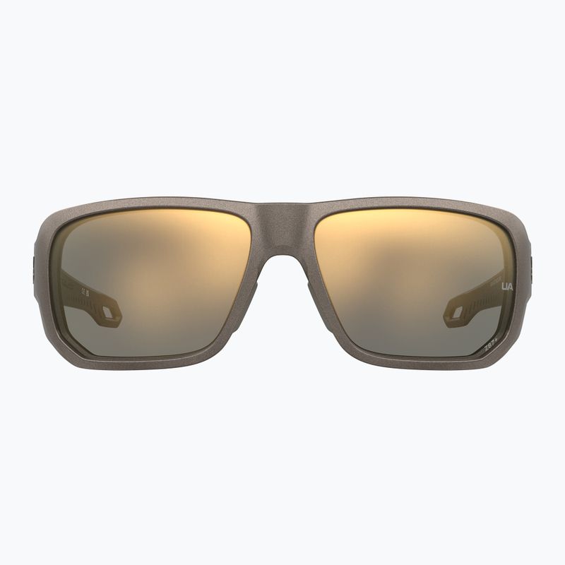 Vyriški akiniai nuo saulės Under Armour Attack MD S3 brwn metlzed/gold mirror oleophobic 3