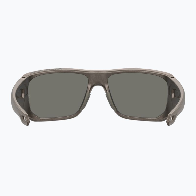 Vyriški akiniai nuo saulės Under Armour Attack MD S3 brwn metlzed/gold mirror oleophobic 4