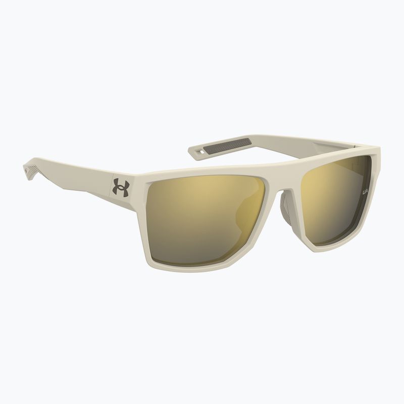 "Under Armour Launch 2/G S3" chaki/auksinis veidrodis vyriški akiniai nuo saulės