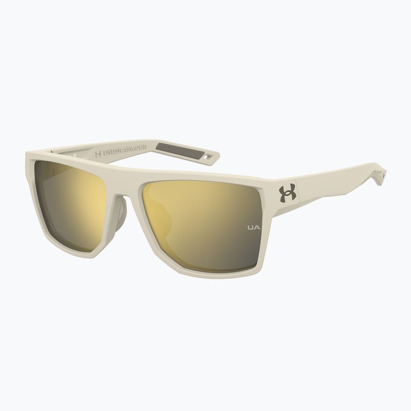 Vyriški akiniai nuo saulės Under Armour Launch 2/G S3 khaki/gold mirror 2