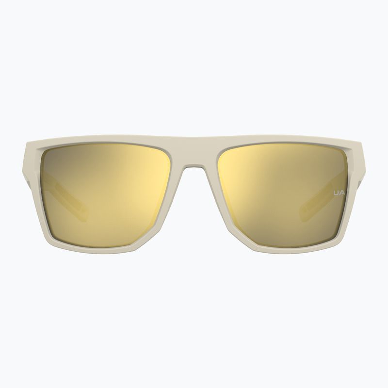 Vyriški akiniai nuo saulės Under Armour Launch 2/G S3 khaki/gold mirror 3