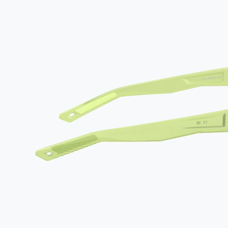 Vyriški akiniai nuo saulės Under Armour Launch 2/G S3 green crystal/silver mirror 8