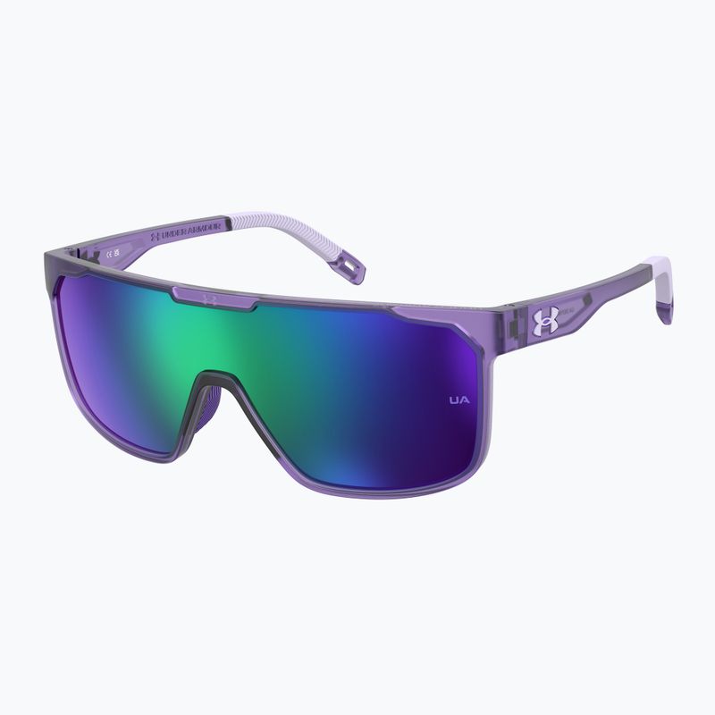 "Under Armour Define/G S3" matinės violetinės/žalios spalvos daugiasluoksniai vyriški akiniai nuo saulės 2