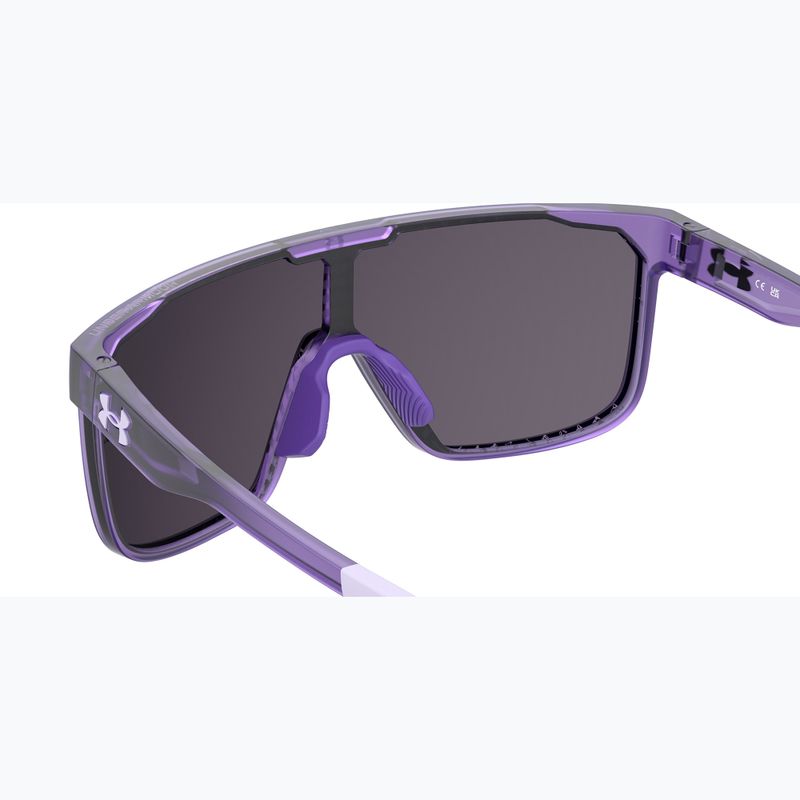 "Under Armour Define/G S3" matinės violetinės/žalios spalvos daugiasluoksniai vyriški akiniai nuo saulės 6