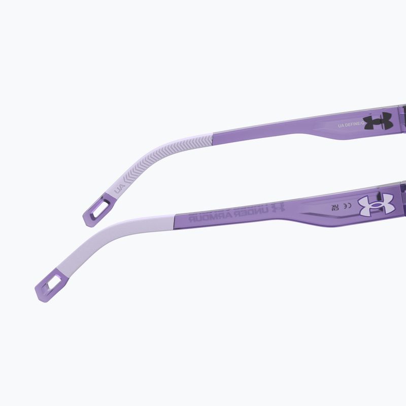 "Under Armour Define/G S3" matinės violetinės/žalios spalvos daugiasluoksniai vyriški akiniai nuo saulės 8
