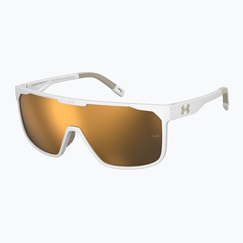 Vyriški "Under Armour Define/G S3" matinio balto aukso/auksinio veidrodžio akiniai nuo saulės 2