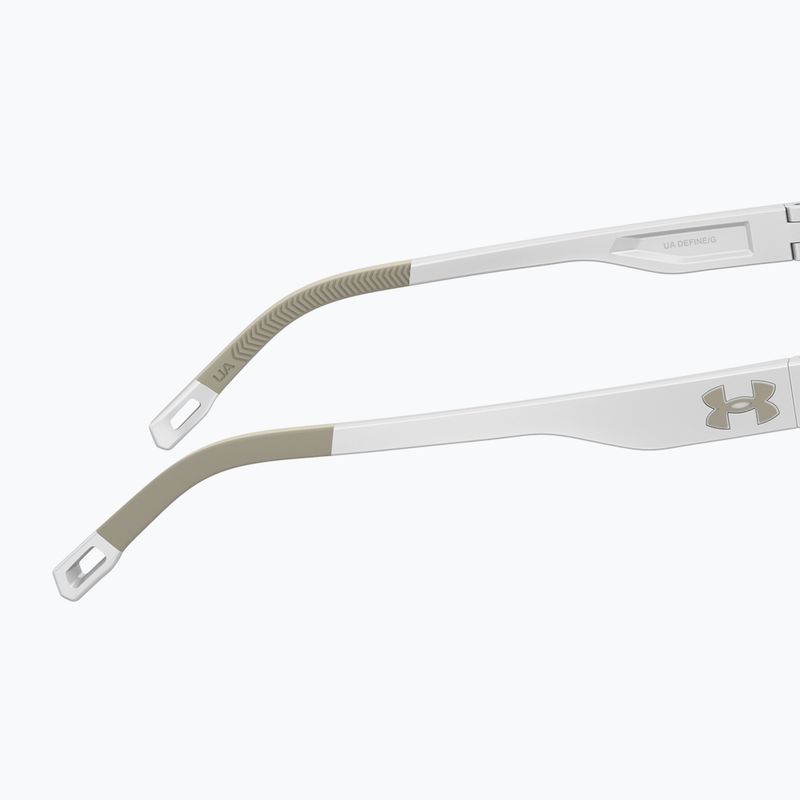 Vyriški "Under Armour Define/G S3" matinio balto aukso/auksinio veidrodžio akiniai nuo saulės 8