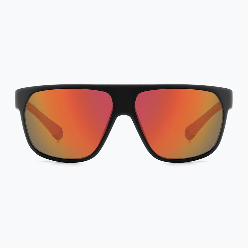 Vyriški akiniai nuo saulės Polaroid PLD 7053/S matte black red/red multilayer polarized 3