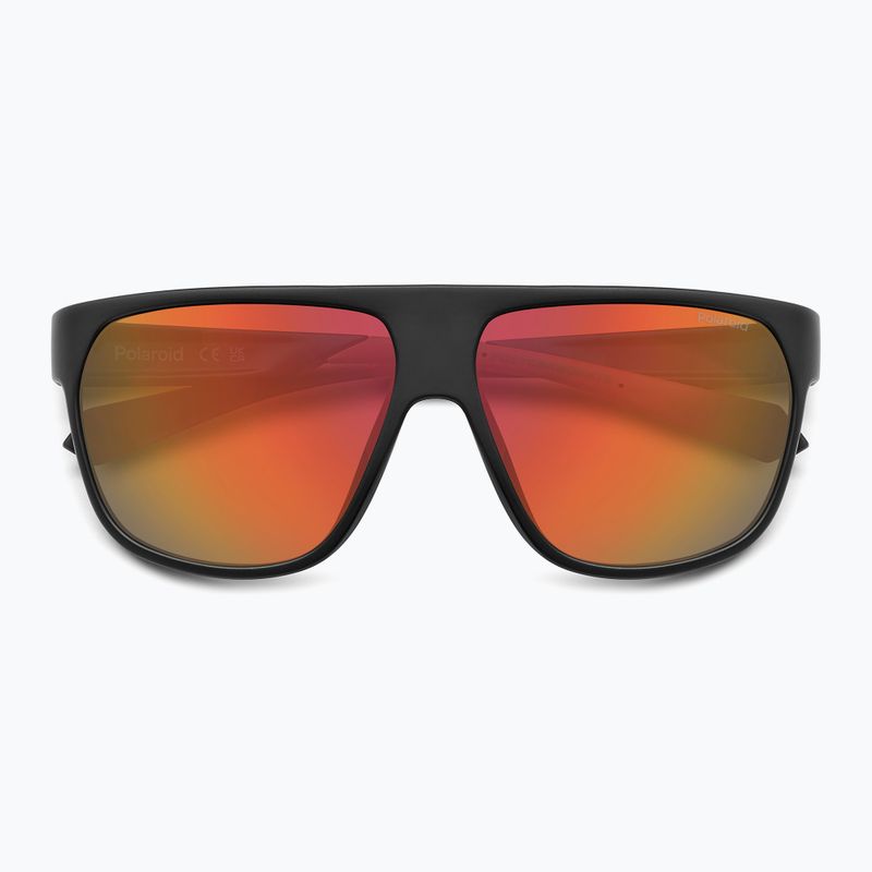 Vyriški akiniai nuo saulės Polaroid PLD 7053/S matte black red/red multilayer polarized 4