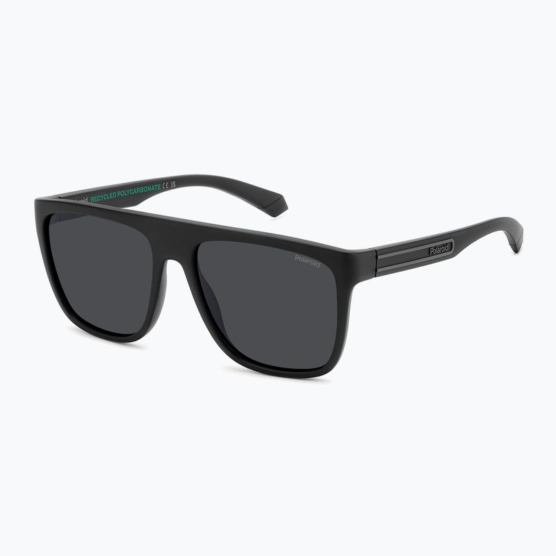 Vyriški akiniai nuo saulės Polaroid PLD 2162/S matte black/grey polarized 2
