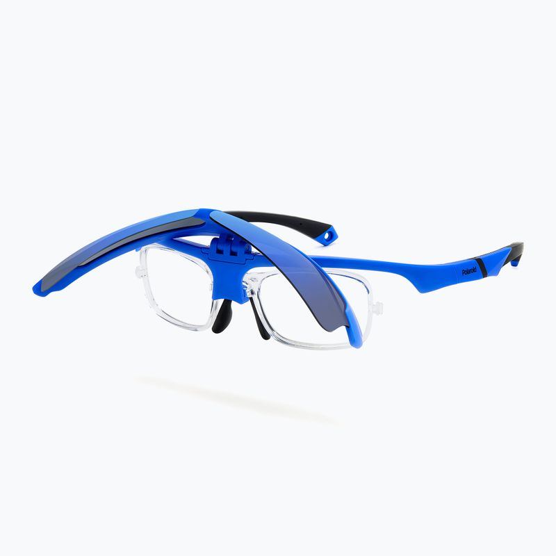 Vyriški akiniai nuo saulės Polaroid PLD 7056/CI/S matt blue/blue mirror polarized 6