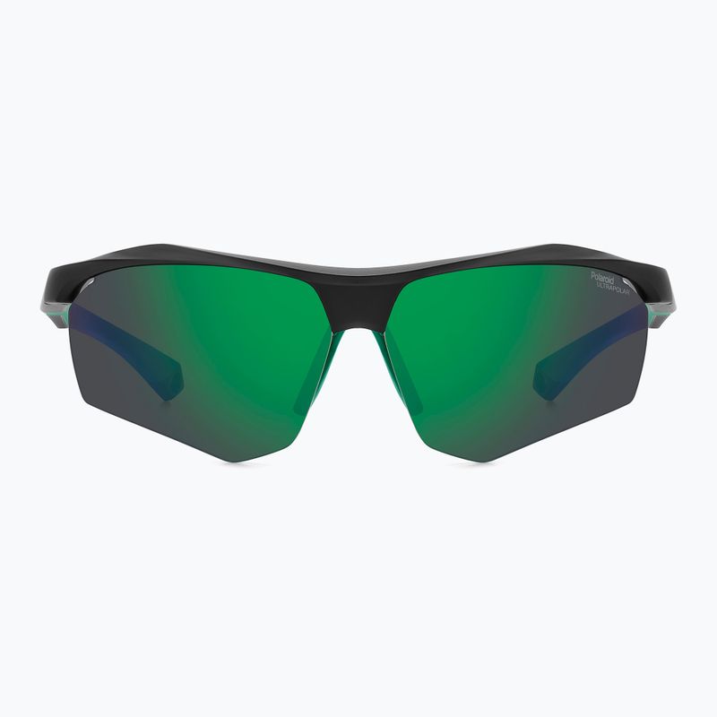 Vyriški akiniai nuo saulės Polaroid PLD 7055/S matte black green/green mirror polarized hc 3