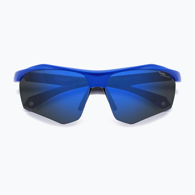Saulės akiniai Polaroid PLD 7055/S matte blue/blue mirror polarized high contrast 4