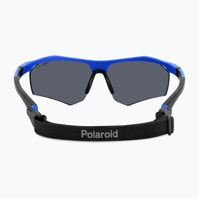 Saulės akiniai Polaroid PLD 7055/S matte blue/blue mirror polarized high contrast 5