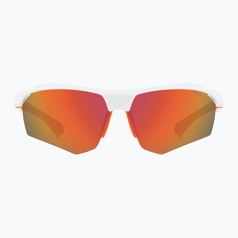 Vyriški akiniai nuo saulės Polaroid PLD 7055/S white/red multilayer polarized high contrast 3