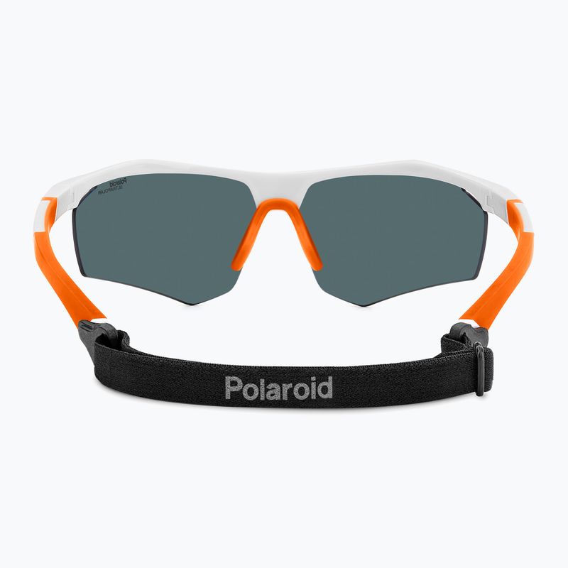 Vyriški akiniai nuo saulės Polaroid PLD 7055/S white/red multilayer polarized high contrast 5