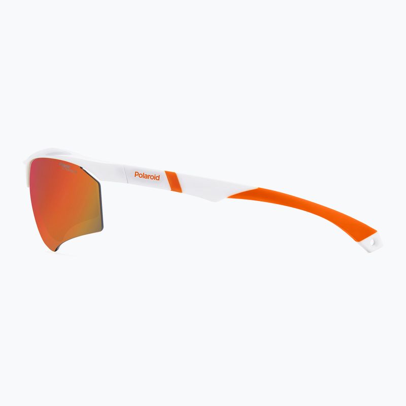 Vyriški akiniai nuo saulės Polaroid PLD 7055/S white/red multilayer polarized high contrast 6