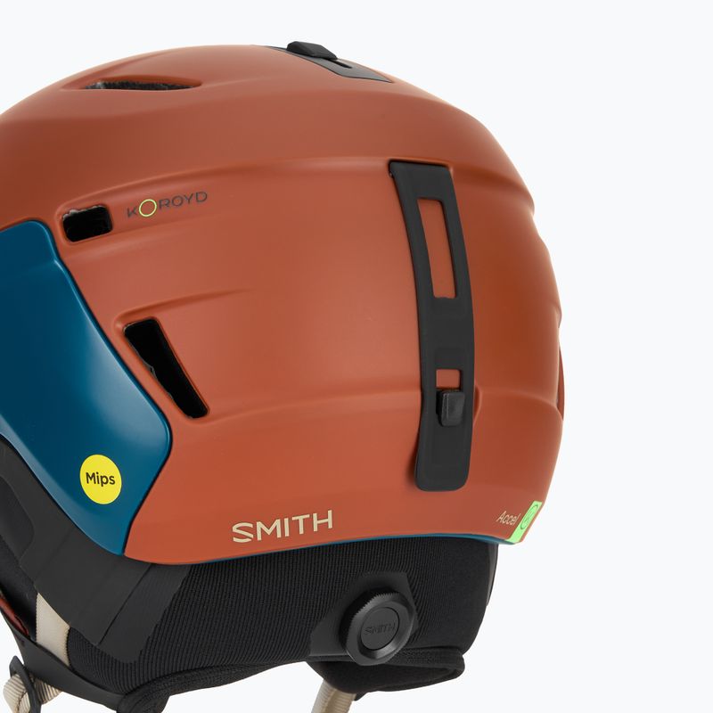 Slidinėjimo šalmas Smith Accel MIPS matte rust steel 8