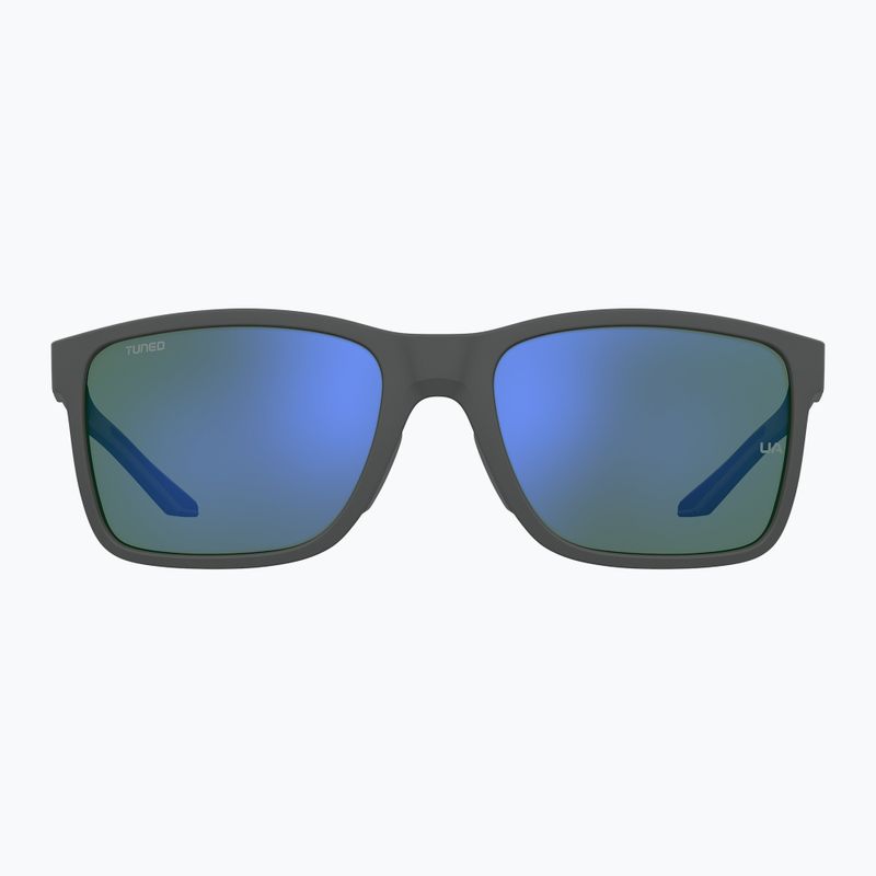 Akiniai nuo saulės Under Armour Hustle XL S3 Matte grey/green multilayer oleophobic 3